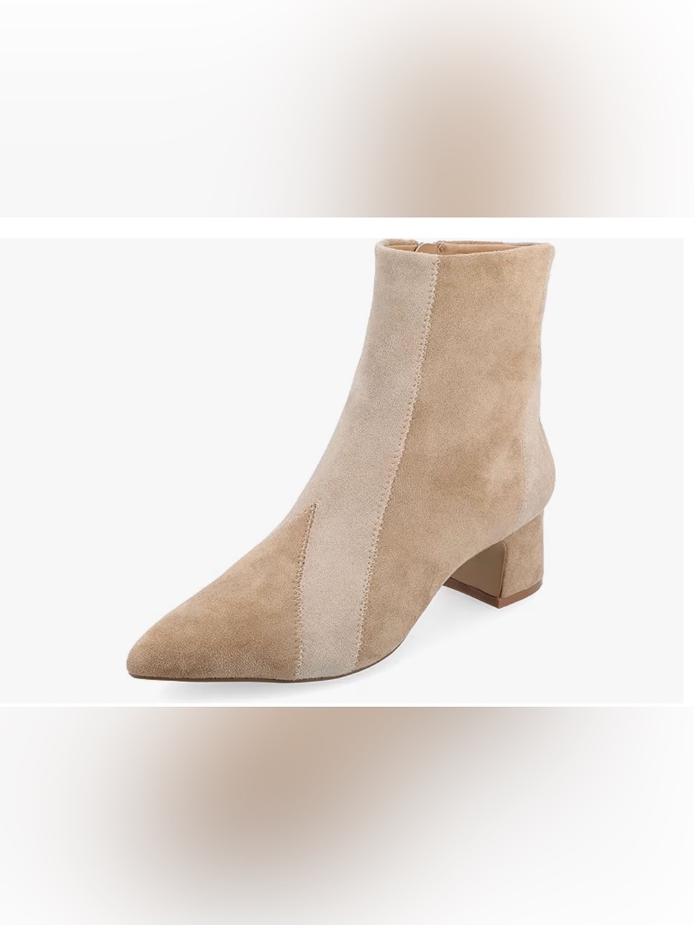 NWT Journee Collection
Women's Lusinda Color Block Pointed Toe Booties size 9